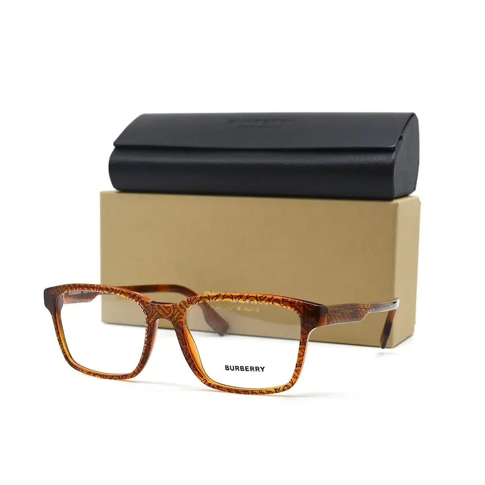 NEW Burberry BE2308 3823 Transparent Brown/signature B Check Eyeglasses Frame - Picture 6 of 13